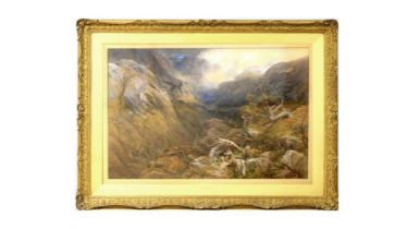 Thomas Miles Richardson Jnr - Glen Nevis, Invernesshire | watercolour