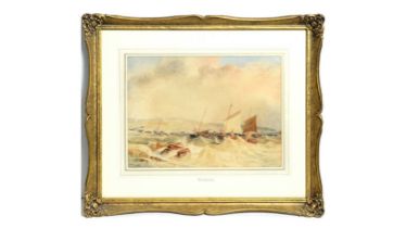 John Wilson Carmichael - Off Cullercoats | watercolour