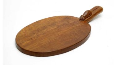 Robert 'Mouseman' Thompson, Kilburn: a carved oak cheese board