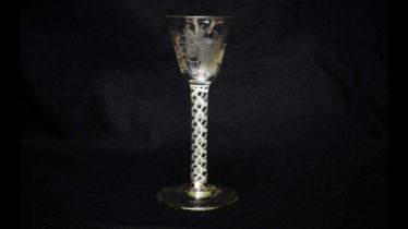 18th Century wine glass