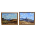 Nan C. Livingstone - Two views of Ben More and Stob Binnein | oil