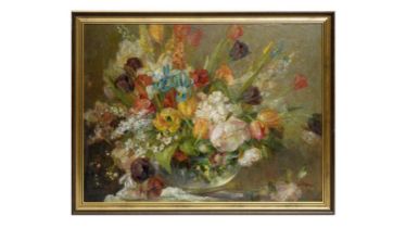 Thomas William Pattison - Spring Flowers | oil