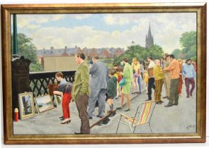 William Bird - Sunday Afternoon, Armstrong Bridge | acrylic and oil