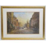 Walter Holmes - Lawn Market and St. Giles Edinburgh | pastel