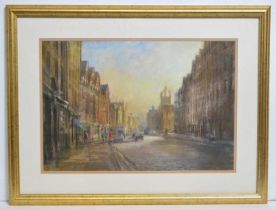 Walter Holmes - Lawn Market and St. Giles Edinburgh | pastel