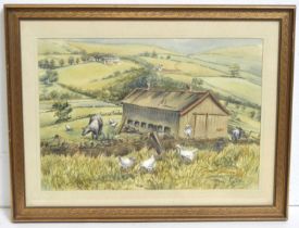 Mary Jane Kipling - The Old Hen House - Iveston | watercolour