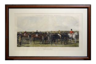 After John Frederick Herring Snr - Returning to Weigh; Horse Racing Scene | hand coloured etching