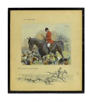 "Snaffles" Charles Johnson Payne - The Huntsman | hand-coloured lithograph