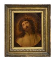 19th Century - Portrait of Christ wearing a crown of thorns | oil