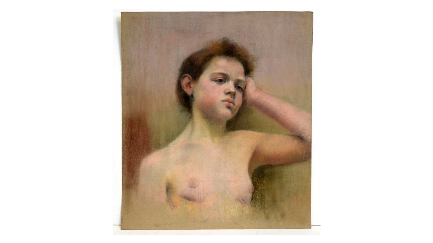 Alexandra Blumberg - Portrait of a Young Girl | pastel