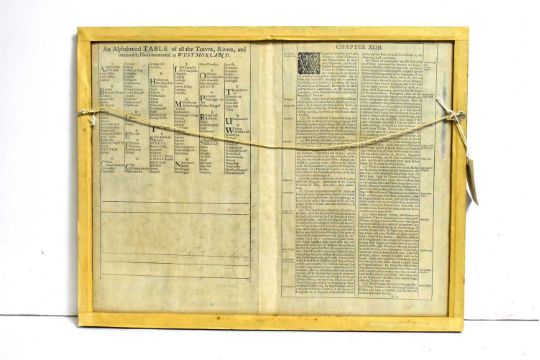 John Speede - The Countie Westmorland and Kendale the Cheif Towne; a Map | hand-coloured engraving - Image 2 of 2