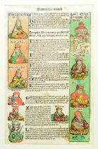 A page of the Nuremberg Chronicle,