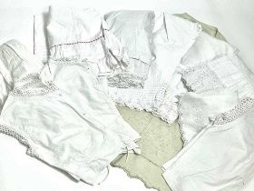 A collection of late 19th and early 20th Century undergarments