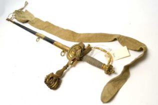 A Victorian court sword, by Sandilands & Son,