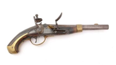 A mid-19th Century Russian 1839 pattern Cossack Enlisted man’s flintlock pistol,