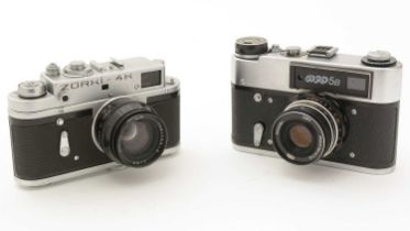 Two Russian Cameras