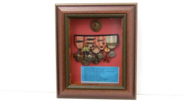 An anonymous group of medals to a Sg/Chef 5e Batalion Colonial de Commandos Parachutistes