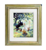 Wendy Stevenson - Ducks in the Dappled Sun | oil