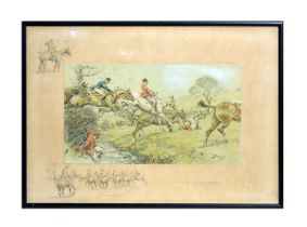 "Snaffles" Charles Johnson Payne - Prepare to Receive Cavalry | signed print