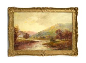 Graham Williams - Trout Fishing on the Lune - Westmorland | oil