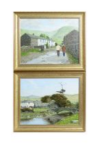 William Bird - Autumn Afternoon & Showery Weather, Seathwaite | acrylic