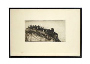 Katherine Cameron - Edinburgh Castle | etching