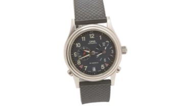 Oris World Timer: a steel cased automatic wristwatch