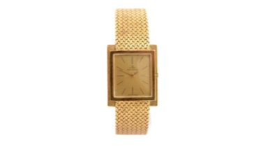 Jaeger LeCoultre: an 18ct yellow gold cased manual-wind wristwatch