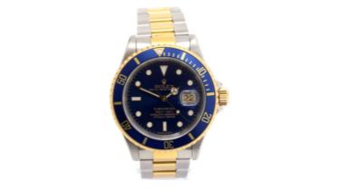 Rolex Oyster Perpetual Date Submariner: a steel cased automatic wristwatch