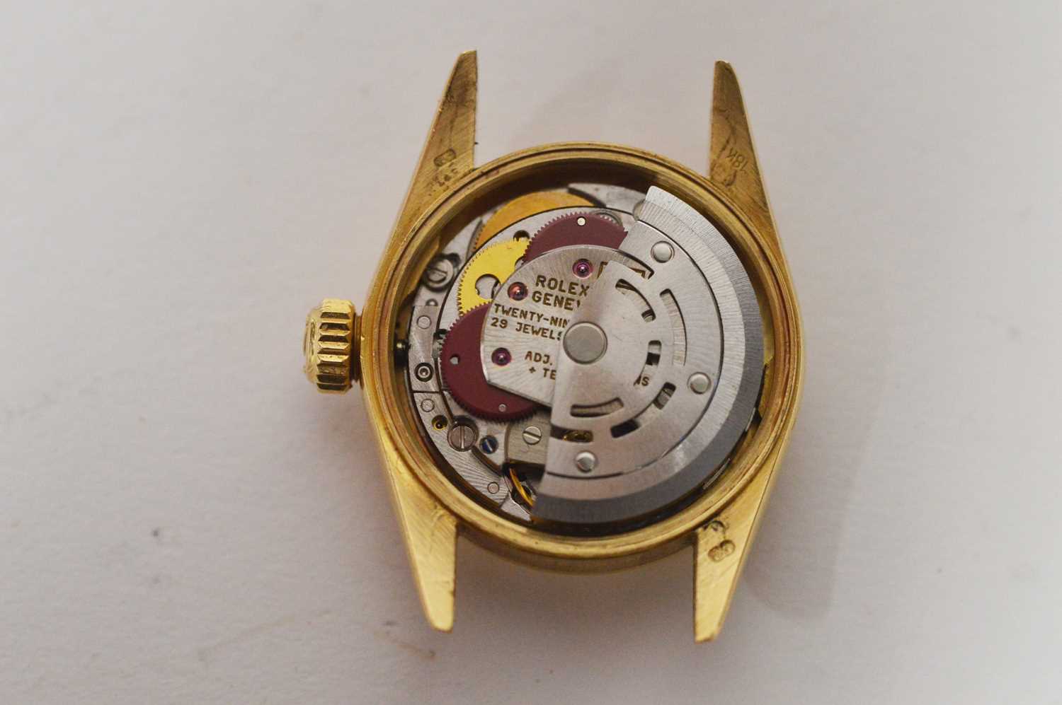 Rolex Oyster Perpetual: a lady's 18ct yellow gold automatic wristwatch - Image 9 of 9