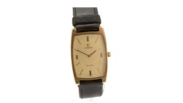 Omega De Ville: a 9ct yellow gold cased manual-wind wristwatch