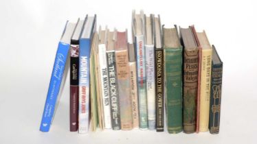 A selection of hardback and other books relating to mountaineering