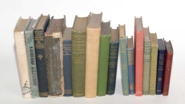 A collection of hardback books relating to mountaineering and travel
