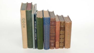 A collection of hardback books relating to mountaineering