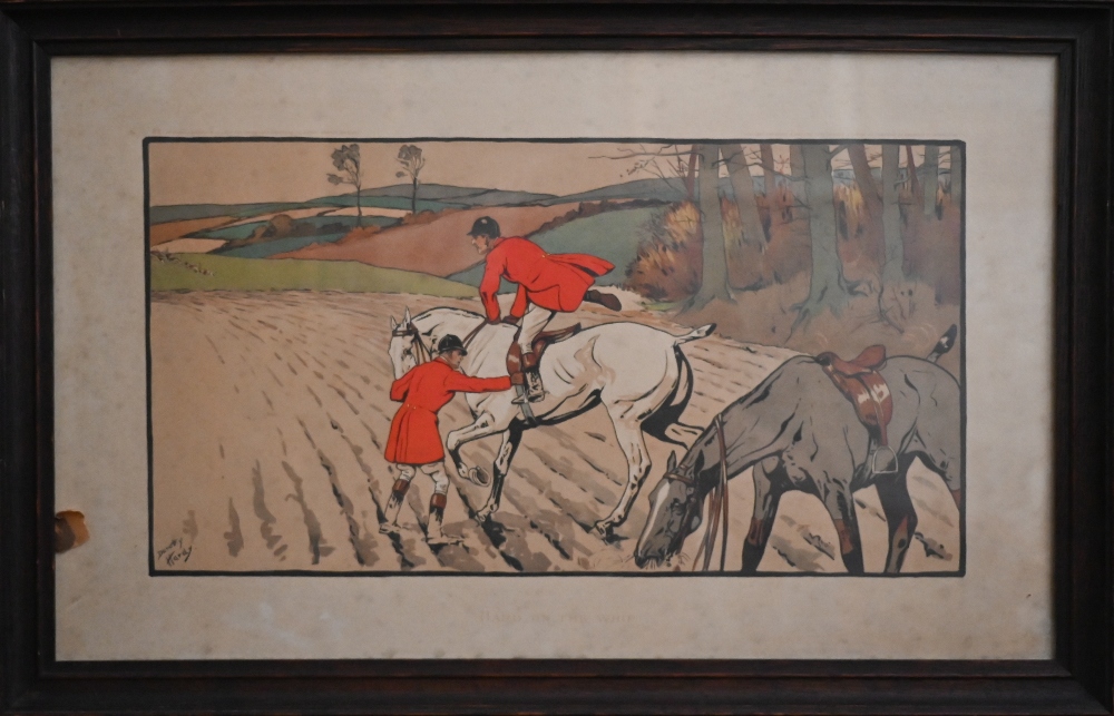 Dorothy Hardy - Set of six coloured hunting prints, 32 x 54 cm (6) - Image 16 of 22