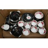 Royal Albert Old English Rose tea service (50 pieces)