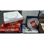 Boxed 1968 Spode Royal Air Force plate ltd ed no 1956/5000 and Spode 1973 Royal Canadian Mounted