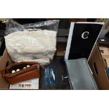 Various Concorde and Cunard QEII cruise gifts (box)