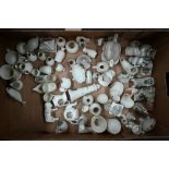 Collection of approx 130 Goss and other crested china ornaments to/w various other souvenir china (2