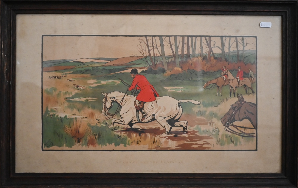 Dorothy Hardy - Set of six coloured hunting prints, 32 x 54 cm (6) - Image 2 of 22