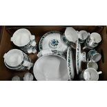 Midwinter Marquess of Queensbury-shape dinner/coffee service, 70 pieces (2 boxes)