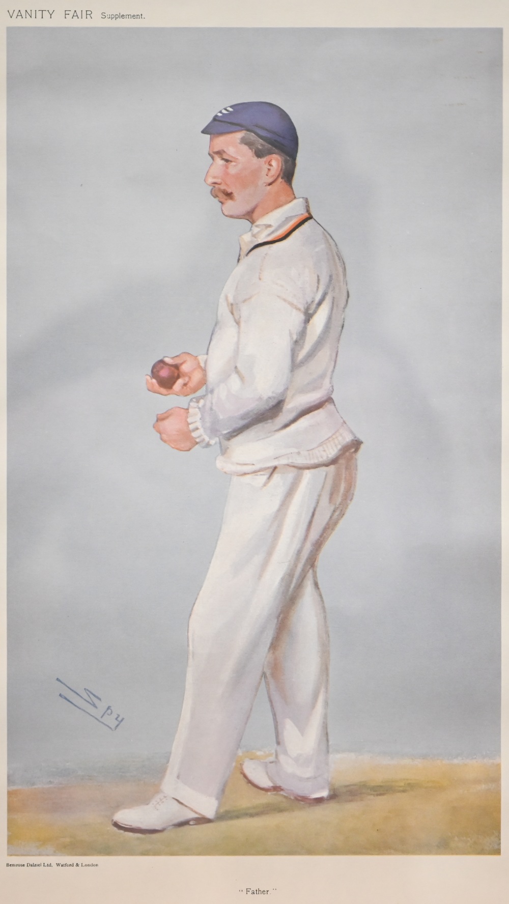 Ten various Vanity Fair Spy prints of cricketers (10) - Image 14 of 24