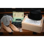 Vintage child's riding top-hat by Scott & Co of Bond Street, in Bates of Jermyn St box to/w a pair