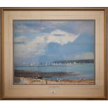 After Robert King - 'Cowes Week at Lepe', colour print, 52 x 66 cm