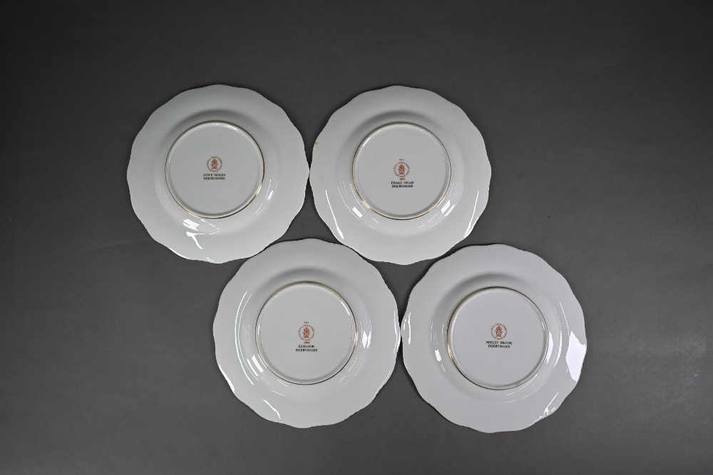 Four boxed Royal Crown Derby China ltd ed cabinet plates from the Derbyshire Landscapes series, with - Image 3 of 3