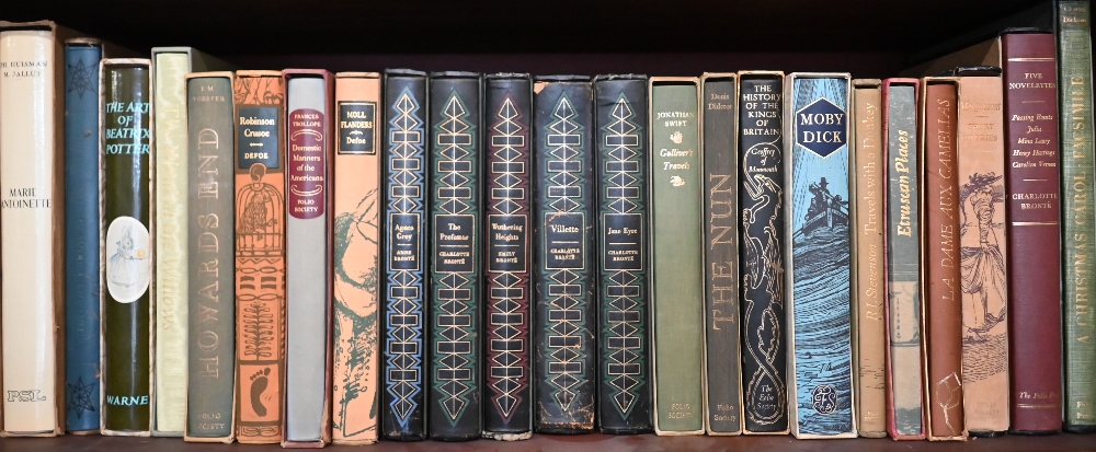 Twenty-three Folio Society and other volumes in slip-cases