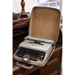 WITHDRAWN Olivetti Lettera 22 portable typewriter in case (little used)