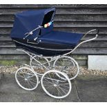 Silver Cross pram in blue livery