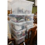 Very large quantity of doll's house contents and related craft items