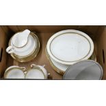 Royal Doulton 'Clarendon' dinner service, 29 pieces (little used) (box)